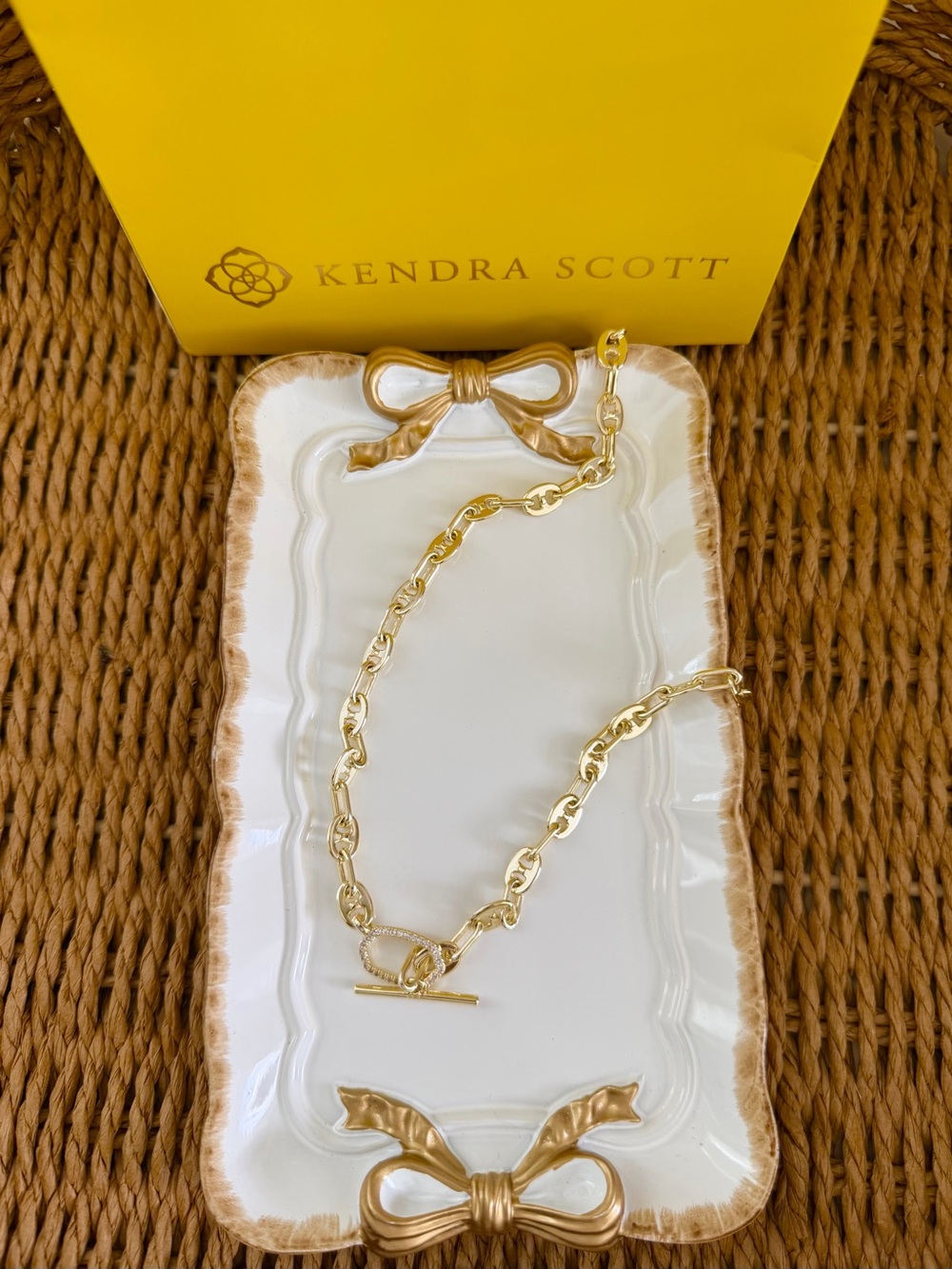 Kendra Scott Gold Link Toggle Necklace
